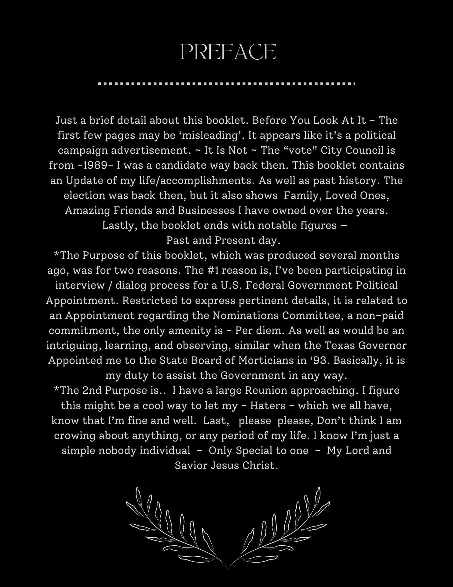 Ray P Thompson booklet - page 2