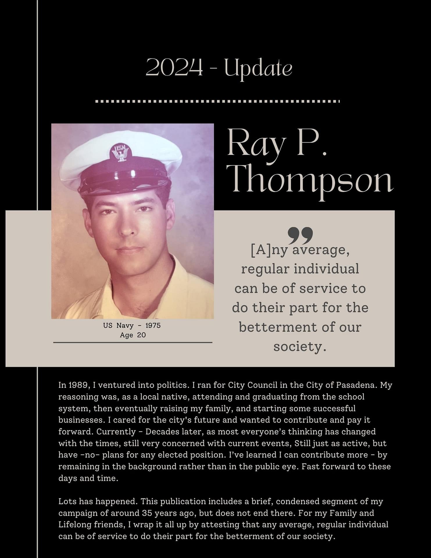 Ray P Thompson booklet - page 3